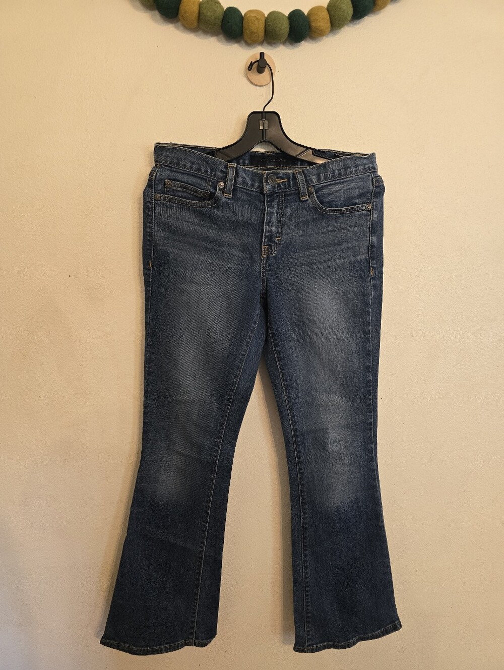 Calvin Klein Flare Jeans Womens Size 2x30 Y2K Boho Indie Medium Wash